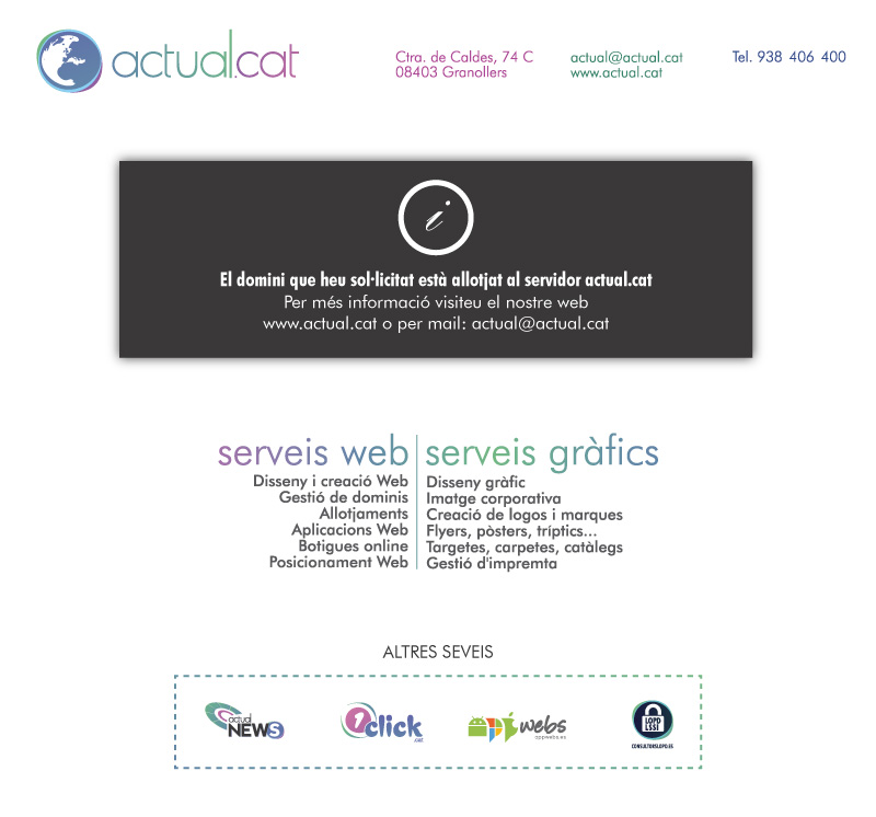 Lloc web en construcci�